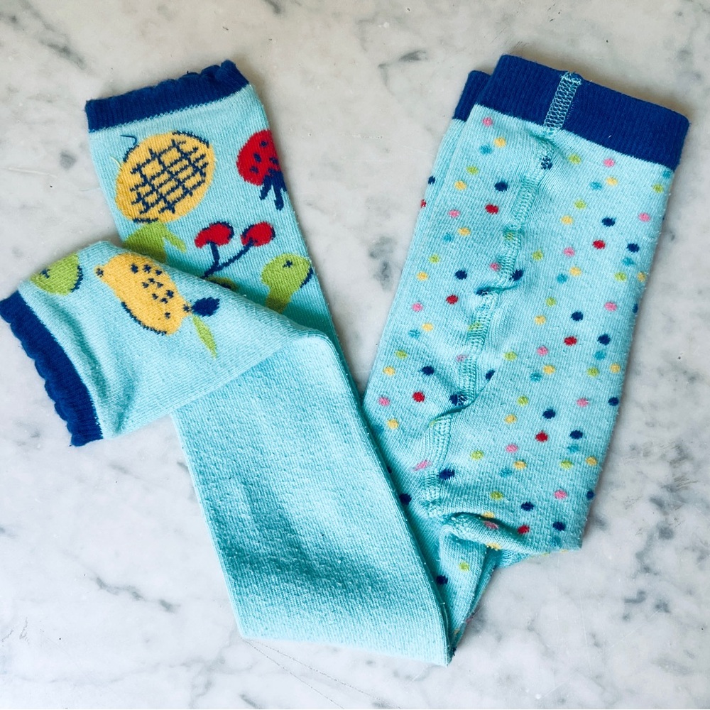 3/4T (90/100) Hanna Andersson Teal Tights